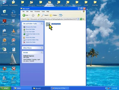 Windows Explorer, Folders